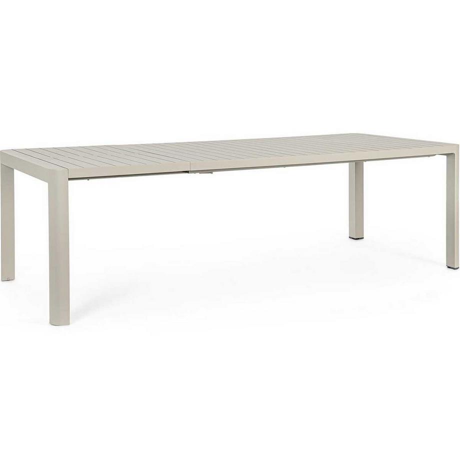 mutoni lifestyle Table à rallonge de jardin Kiplin beige 180-240x100  