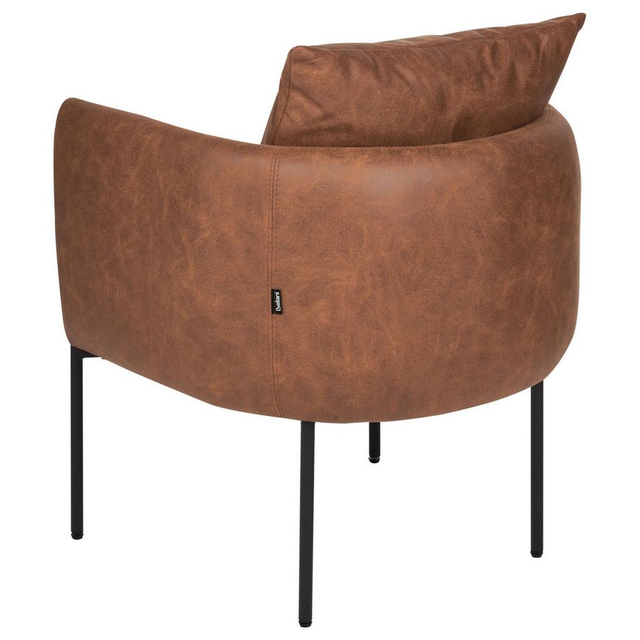 Beliani Fauteuil en Cuir PU Industriel MALMOS  