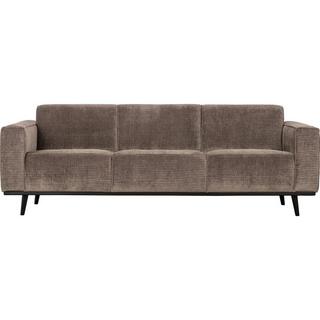 mutoni Sofa Statement 3-Sitzer Ribcord flach taupe 230  