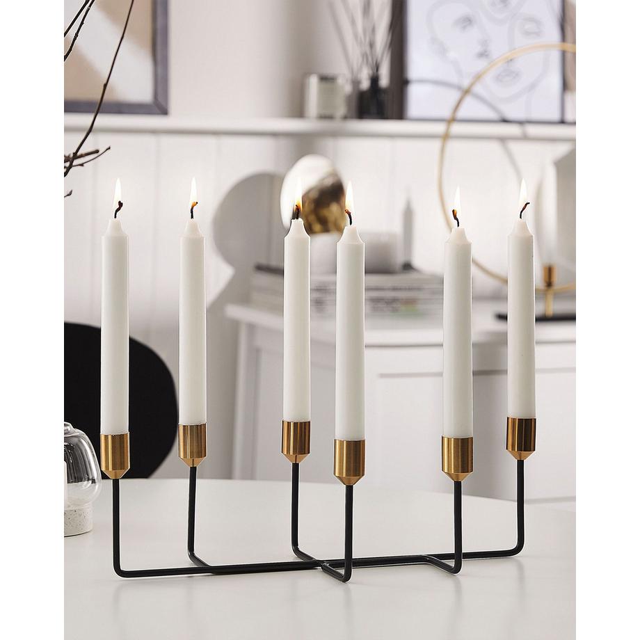 Beliani  Kerzenständer aus Metall Modern BANGKA 