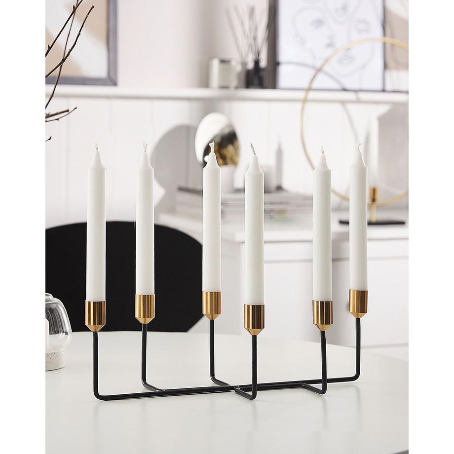 Beliani  Kerzenständer aus Metall Modern BANGKA 