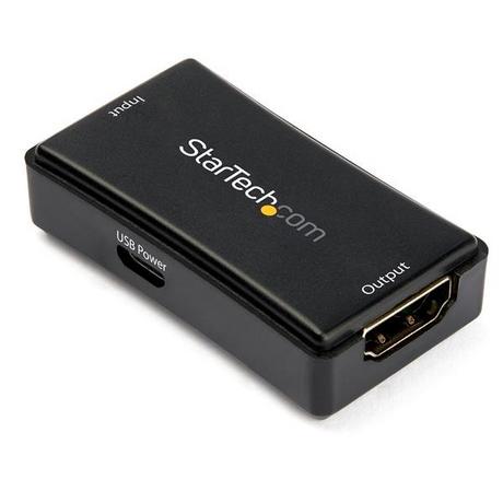 STARTECH.COM  StarTech.com 14m HDMI Verstärker - 4K 60Hz - USB betrieben - HDMI Signalverstärker/Verlängerung - HDMI Inline Repeater/Booster - Aktiver 4K60 HDMI Video Extender - 7.1 Audio Unterstützung 