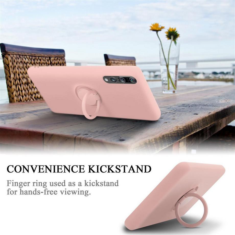 Cadorabo  Hülle für Huawei P20 PRO  P20 PLUS TPU Silikon mit Ring Liquid 