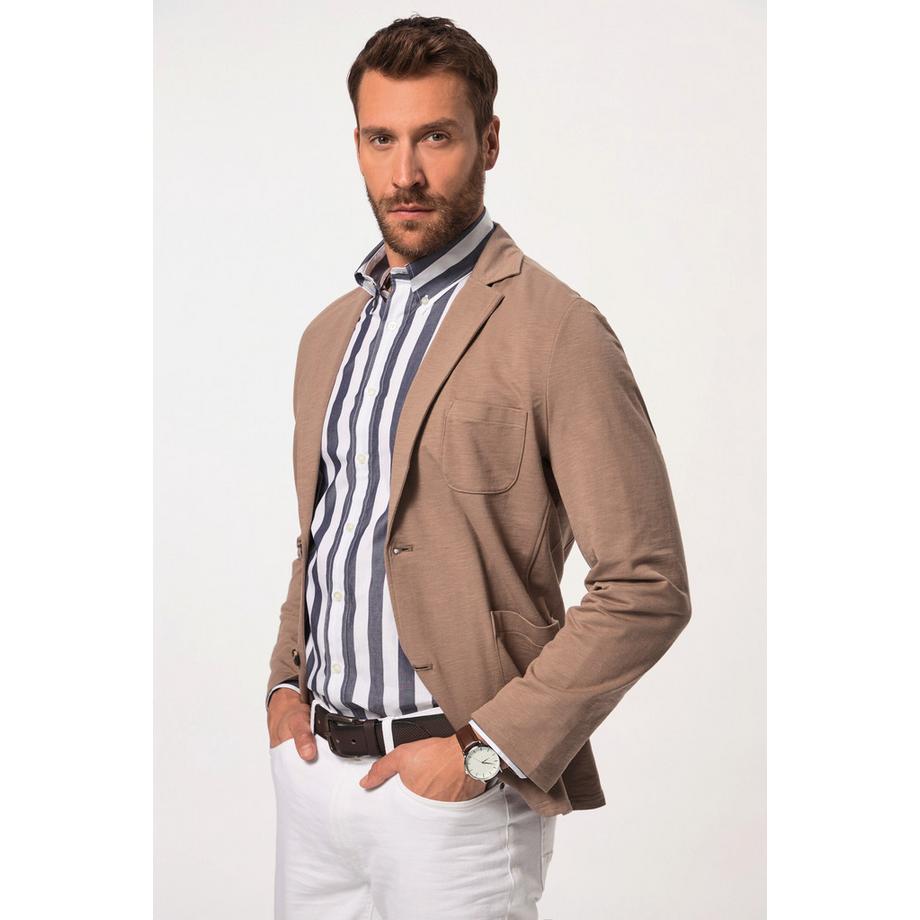 JP1880 Flamm Sweat Sakko Revers aufgesetzte Taschen  