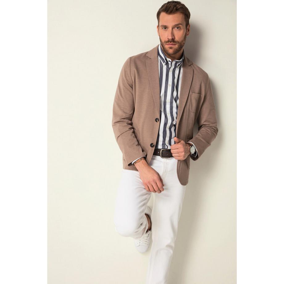 JP1880 Flamm Sweat Sakko Revers aufgesetzte Taschen  