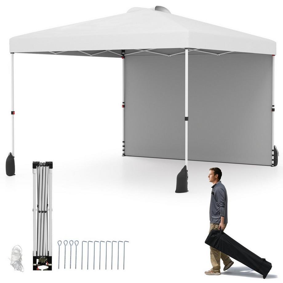Pop-Up-Pavillon mit Seitenwänden