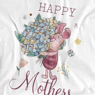 Winnie the Pooh Happy Mothers Day T-Shirt Maniche Lunghe  