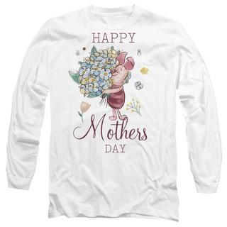 Winnie the Pooh Happy Mothers Day T-Shirt Maniche Lunghe  