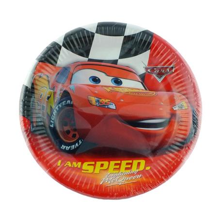 Cars Assiettes jetables AM SPEED  