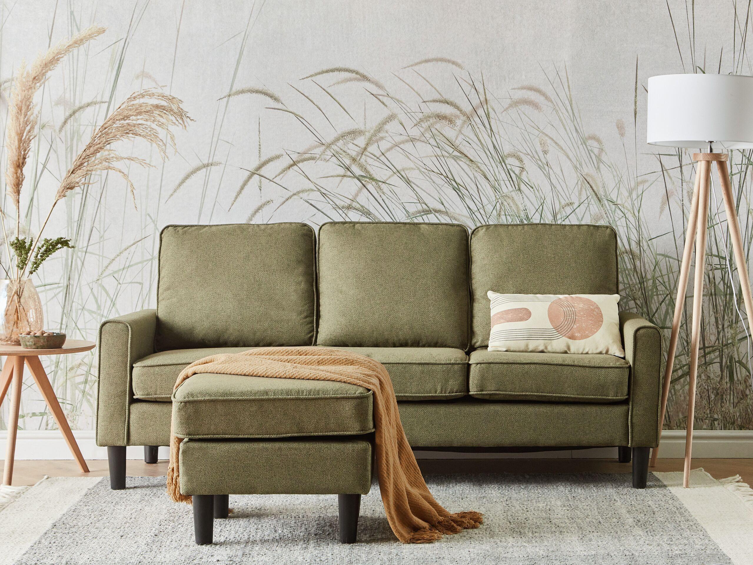 Beliani 3 Sitzer Sofa aus Polyester Industriell AVESTA  