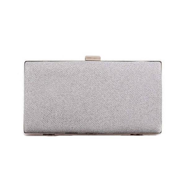 B2X Funkelnde Silber Clutch  