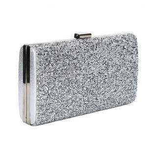 B2X Pochette Scintillante Argent  