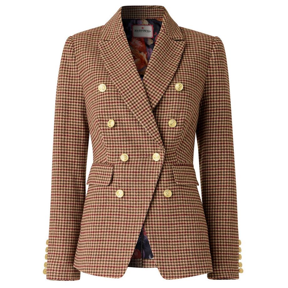 Joe Browns Veste à Carreaux Asymétrique  