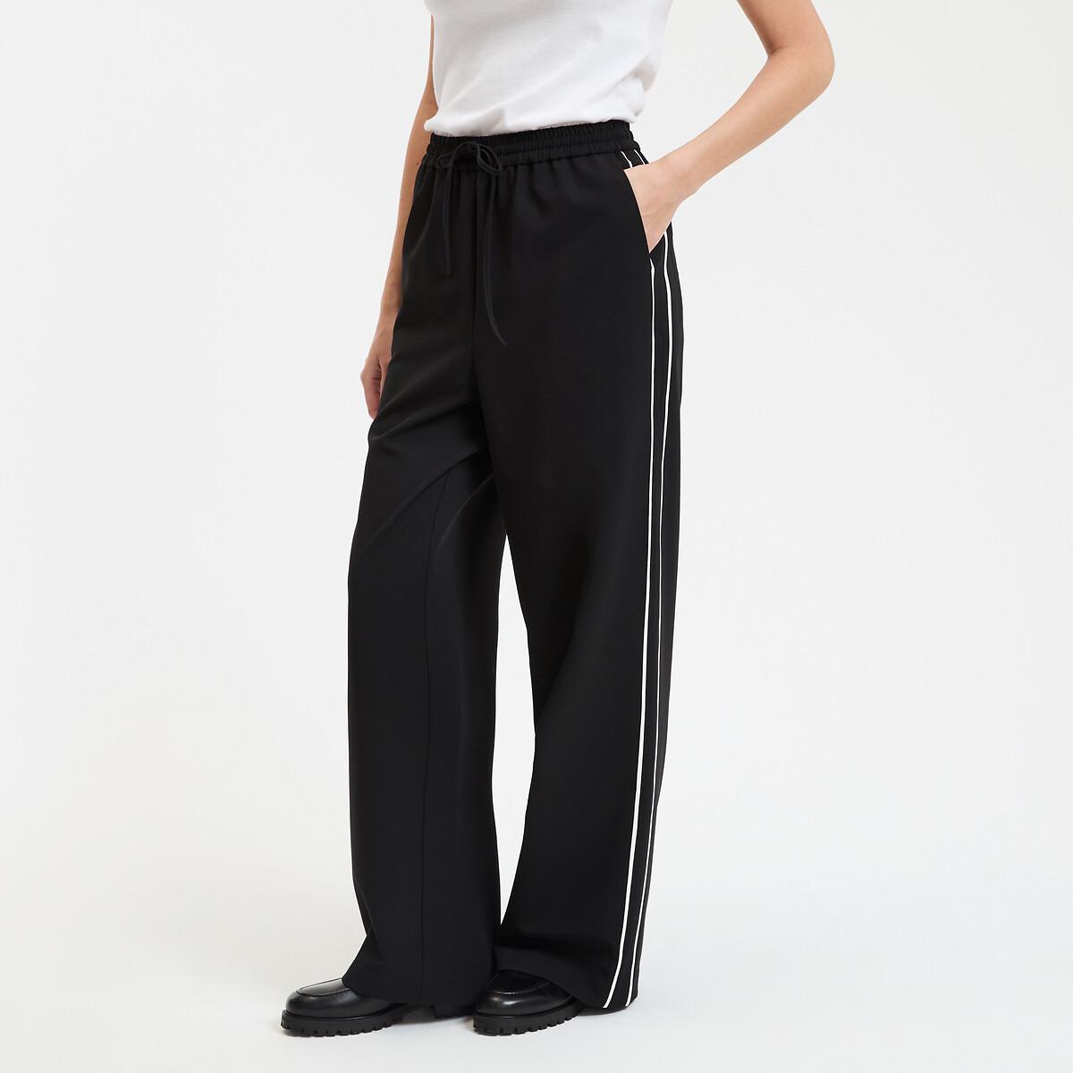 La Redoute Collections Pantaloni Larghi con Striscia Laterale  