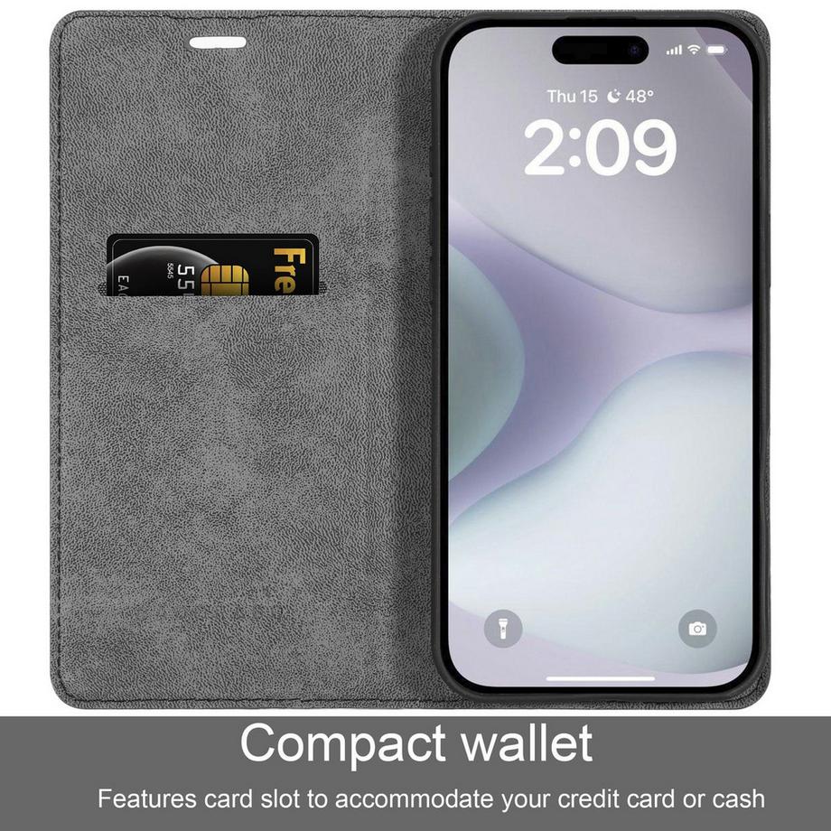 Cadorabo  iPhone 16 Schutzhülle mit Magnetverschluss 