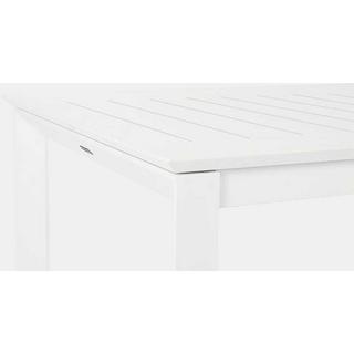 mutoni Tavolo da giardino allungabile Konnor 160-240x100 bianco  