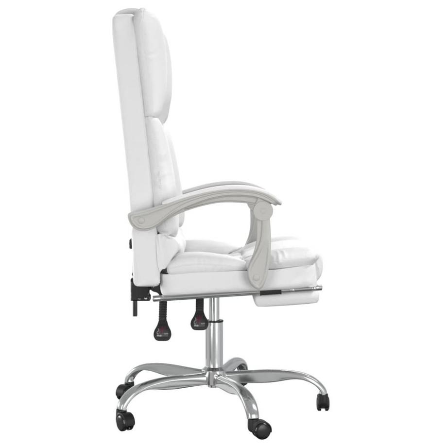 VidaXL Chaise de bureau de massage tissu  