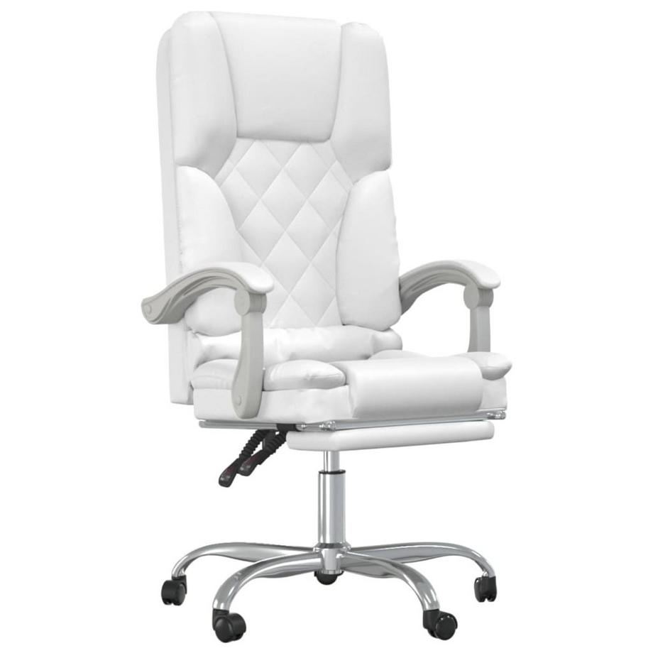 VidaXL Chaise de bureau de massage tissu  