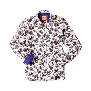 Joe Browns Hemd Gitarre Raubkatzenmotiv  