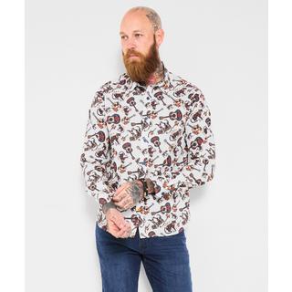Joe Browns Hemd Gitarre Raubkatzenmotiv  