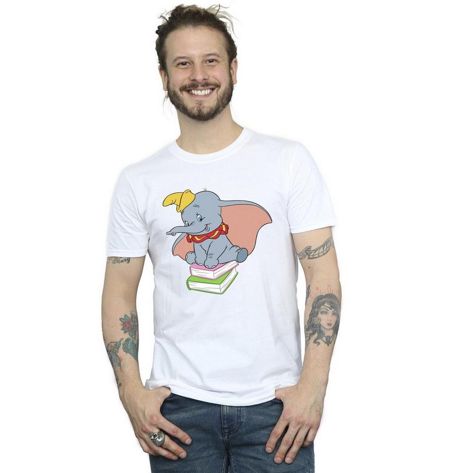 Disney Dumbo Sitting On Books T-Shirt  