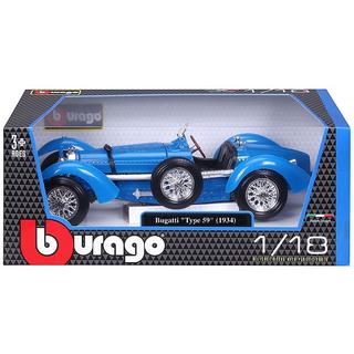 bburago  1:18 Bugatti Type 59 1934 Blau 