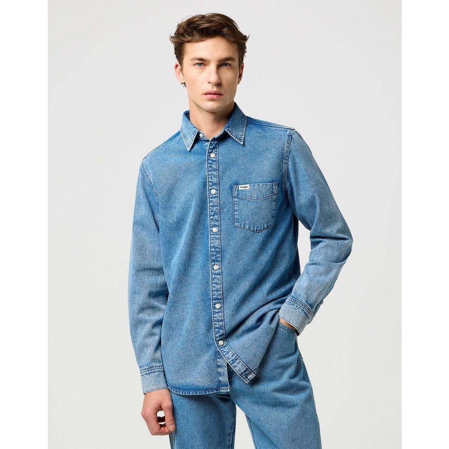 Jeanshemd 1 Pkt Shirt
