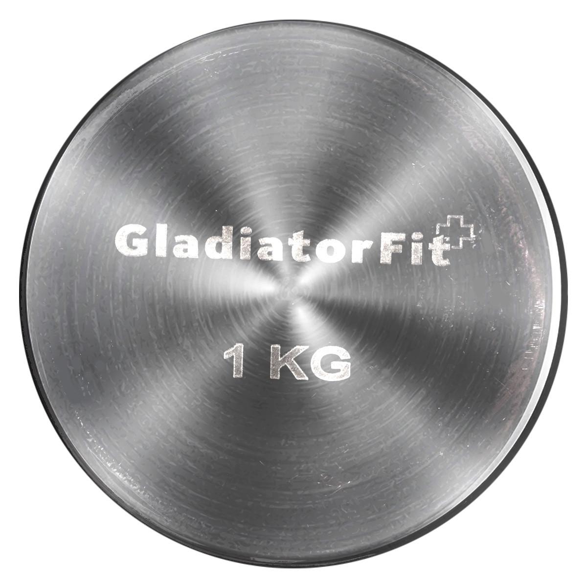 GladiatorFit  Haltères ronds en chrome GladiatorFit (lot de 2) 