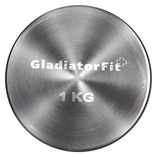 GladiatorFit  Haltères ronds en chrome GladiatorFit (lot de 2) 