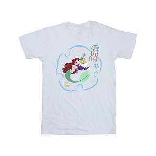 Disney  Tshirt THE LITTLE MERMAID READING A BOOK 
