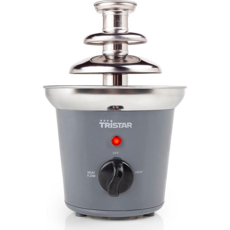 Tristar SCHOKOLADENBRUNNEN GRAU SILBER  