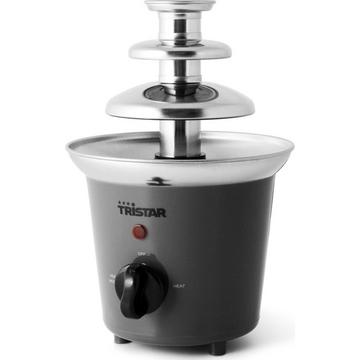 SCHOKOLADENBRUNNEN GRAU SILBER