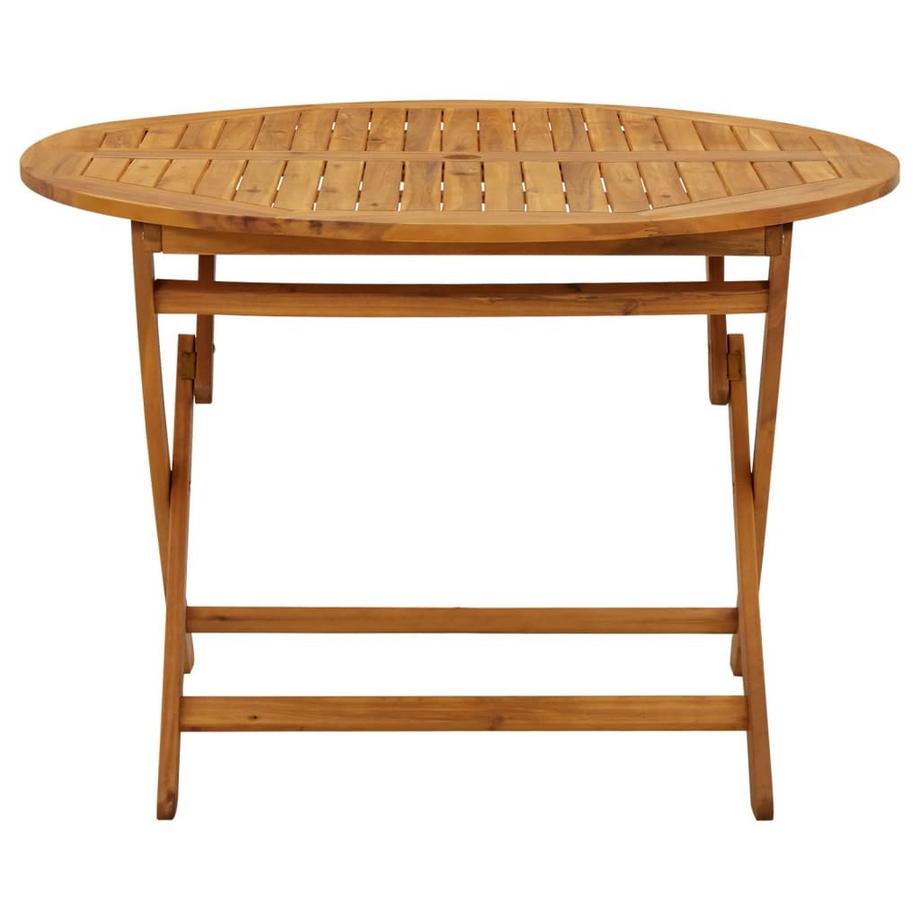 VidaXL Table de jardin bois d'acacia  