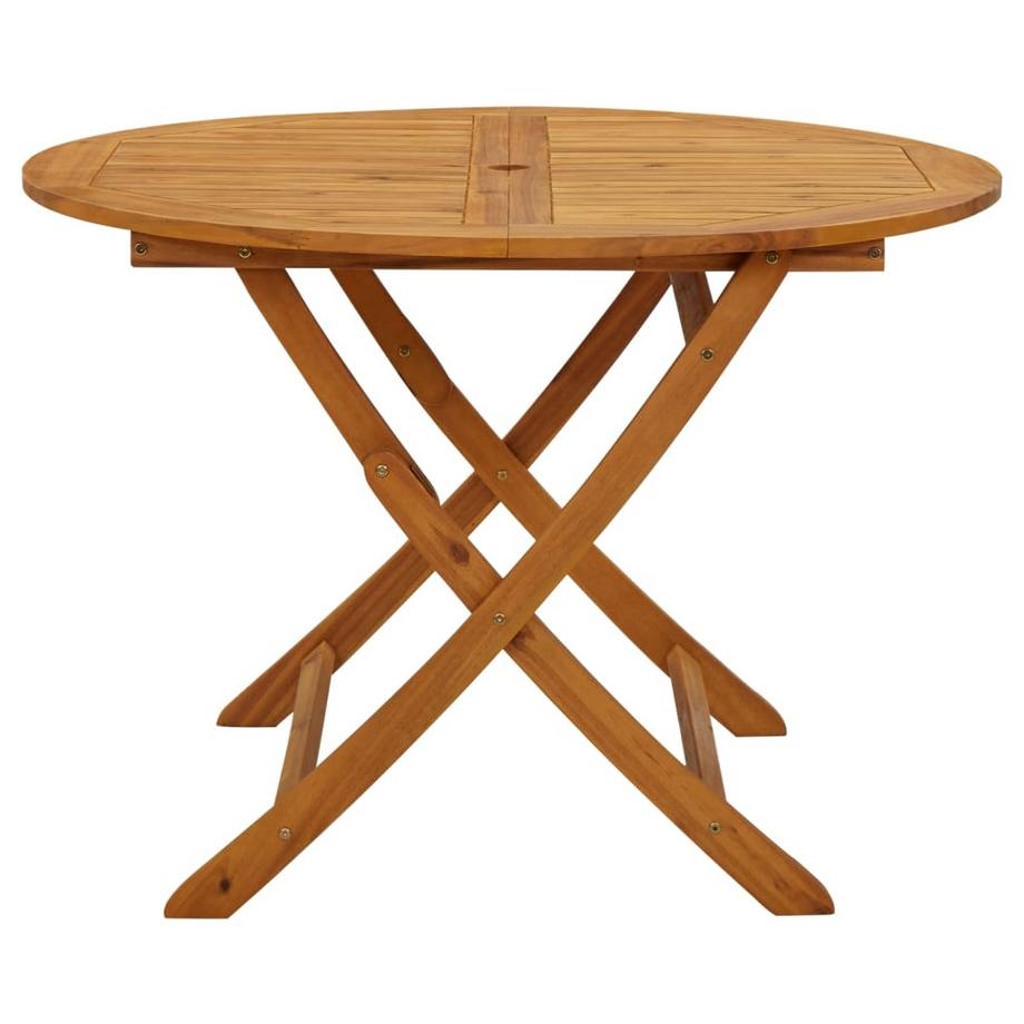 VidaXL Table de jardin bois d'acacia  