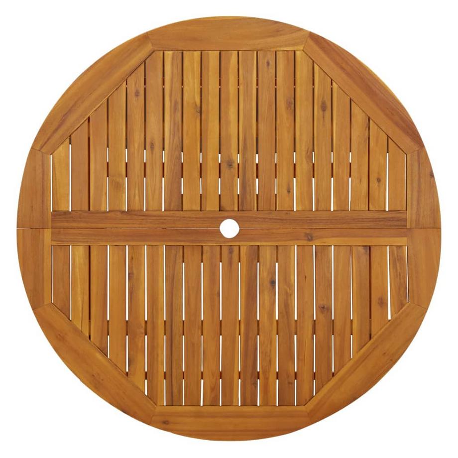 VidaXL Table de jardin bois d'acacia  