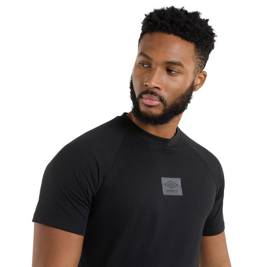 Umbro Maglietta Logo Box con Maniche Raglan  