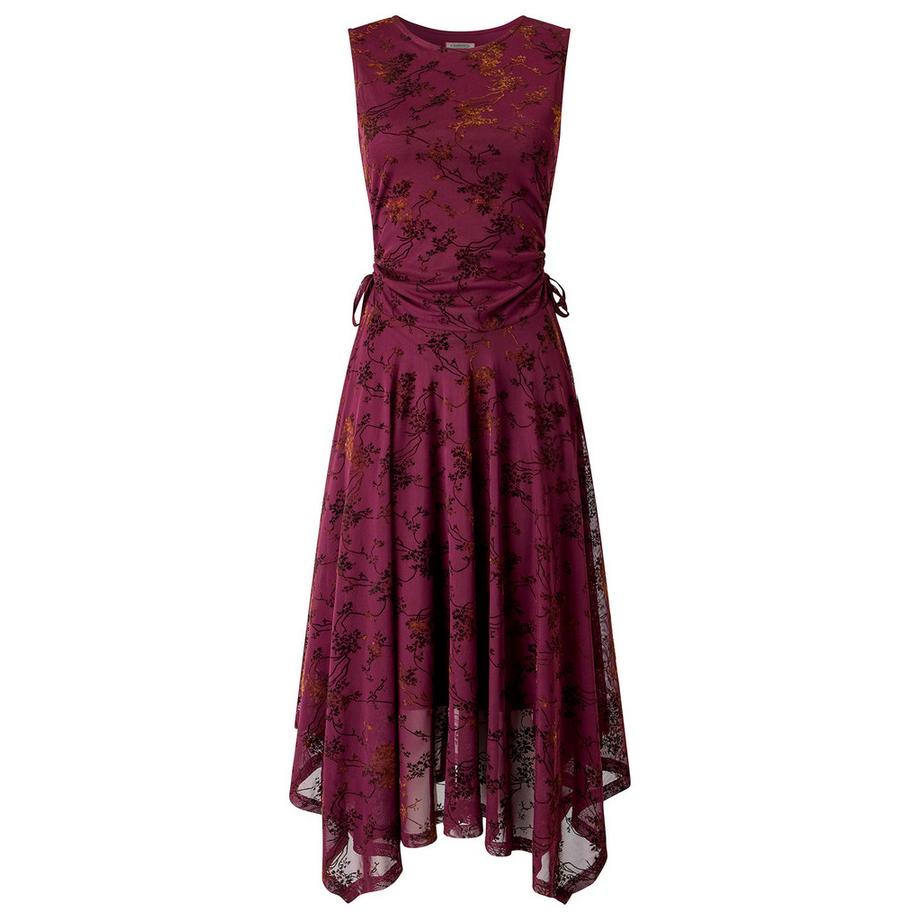 Joe Browns Robe Longue Floquée à Ourlet Plongeant Dita  