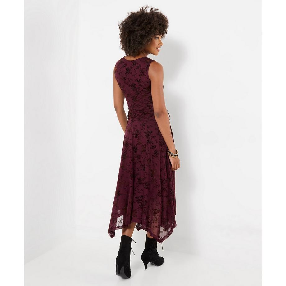 Joe Browns Robe Longue Floquée à Ourlet Plongeant Dita  