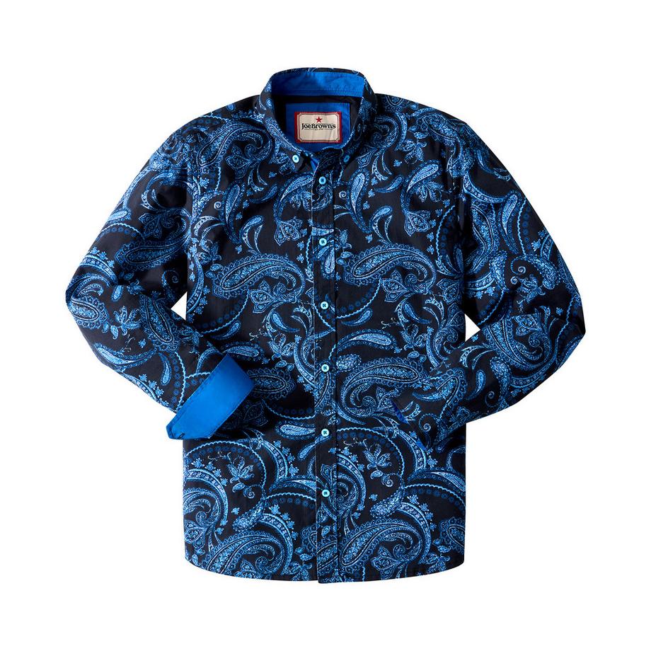 Joe Browns Langärmeliges Hemd Paisleymuster  