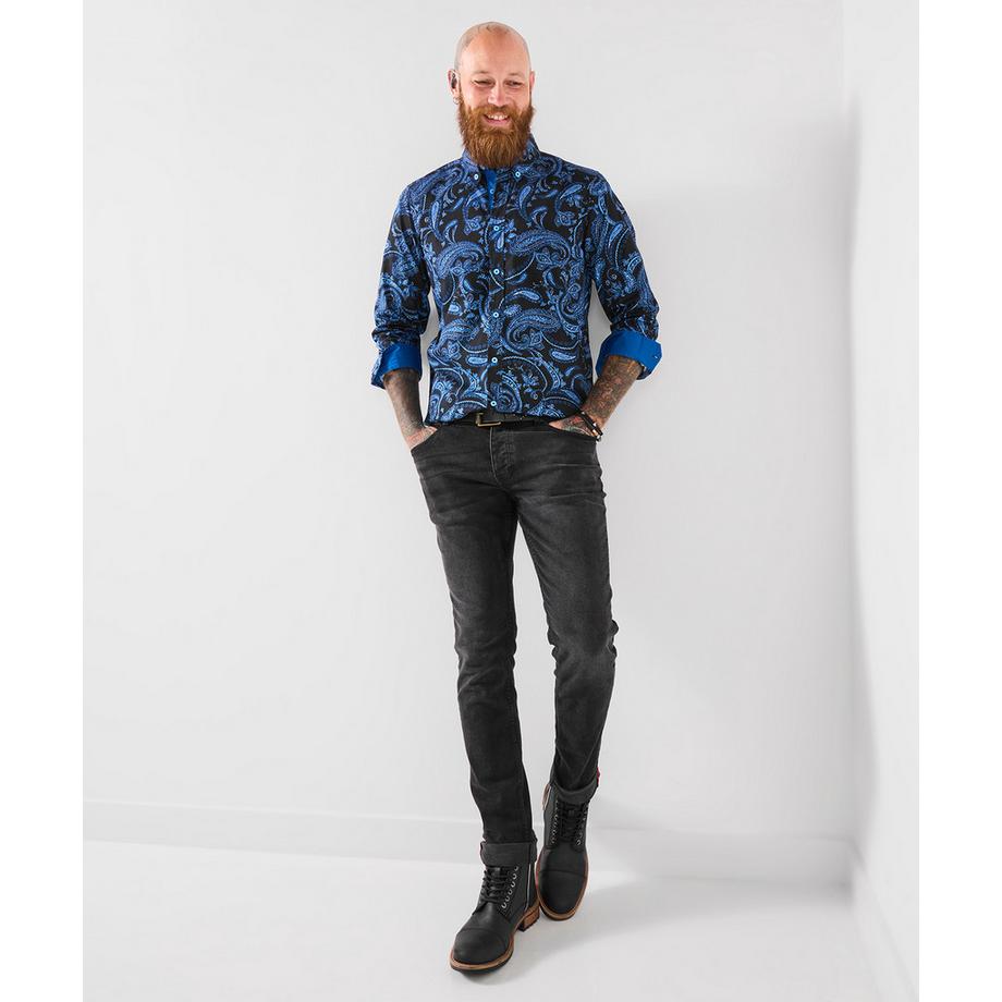 Joe Browns Langärmeliges Hemd Paisleymuster  