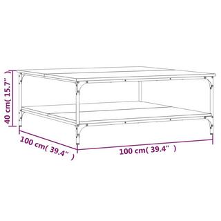 VidaXL Table basse bois d'ingénierie  