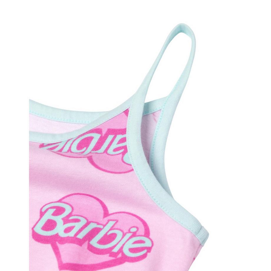 Barbie  Combishort Sans Manches Motiftyle Logo 