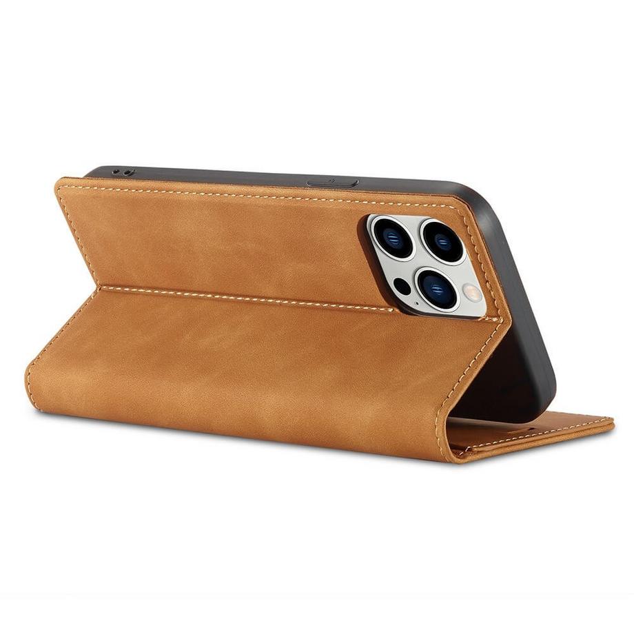 Cover-Discount  iPhone 14 Pro Max - Vintage Flip Case Etui 