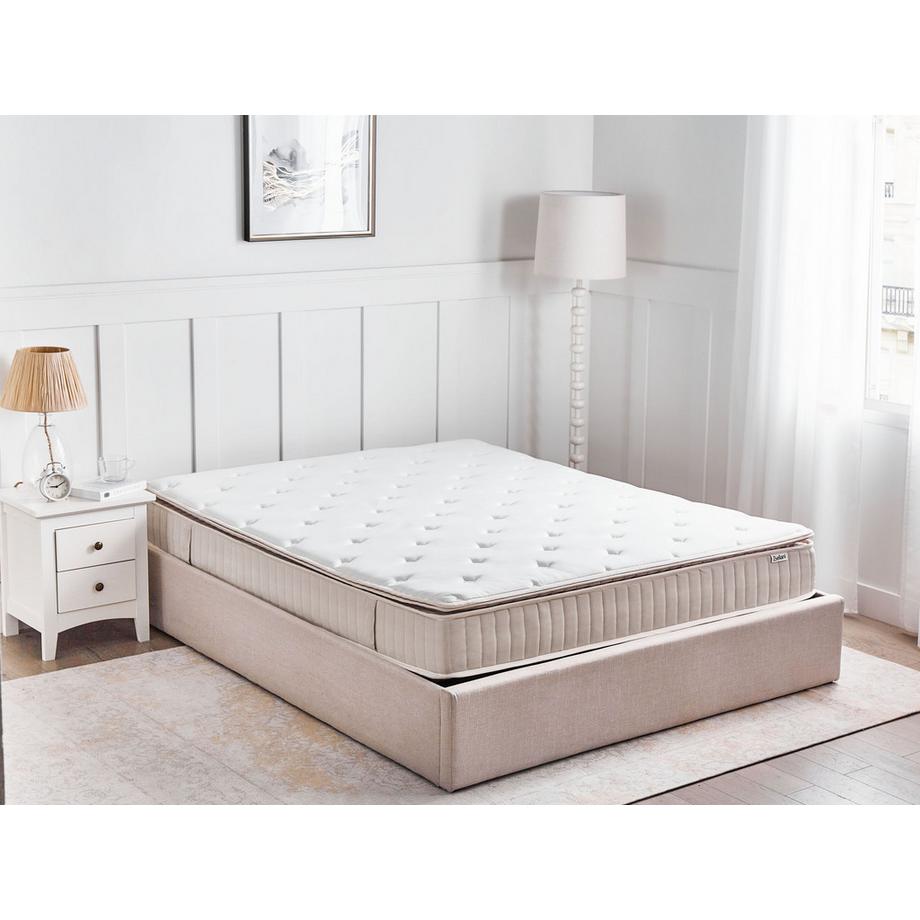 Beliani Materasso a molle insacchettate in lattice en Molle insacchettate DAYDREAM  