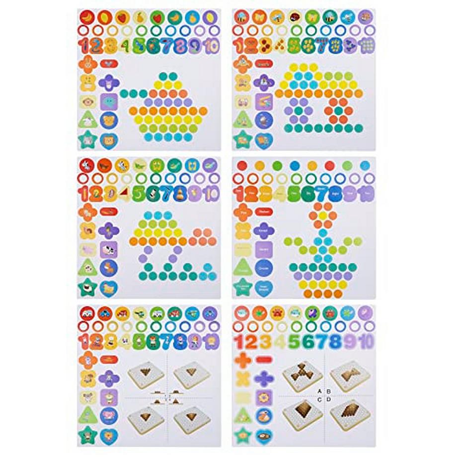 Activity-board  Kleinkindspielzeug, Holzschnurperlen, Waldorf-Spielzeug, Regenbogenperlen 