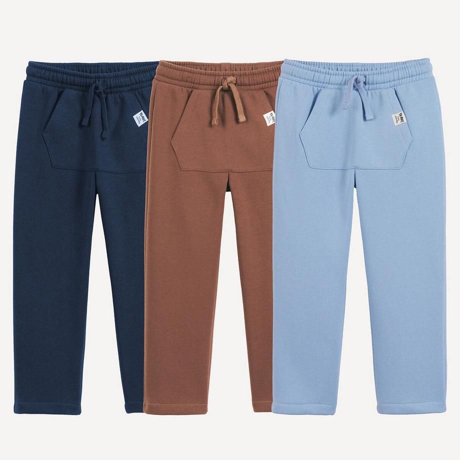 Lot de 3 pantalons de jogging en molleton