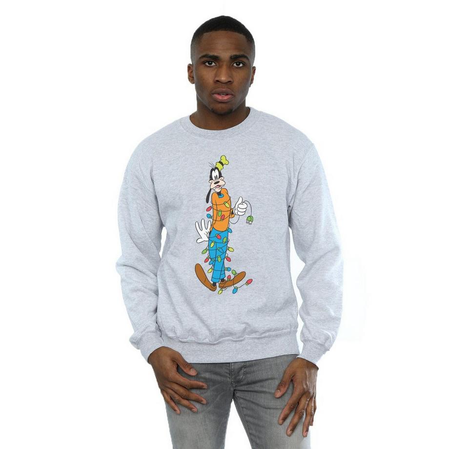 Disney Goofy Christmas Lights Sweatshirt  