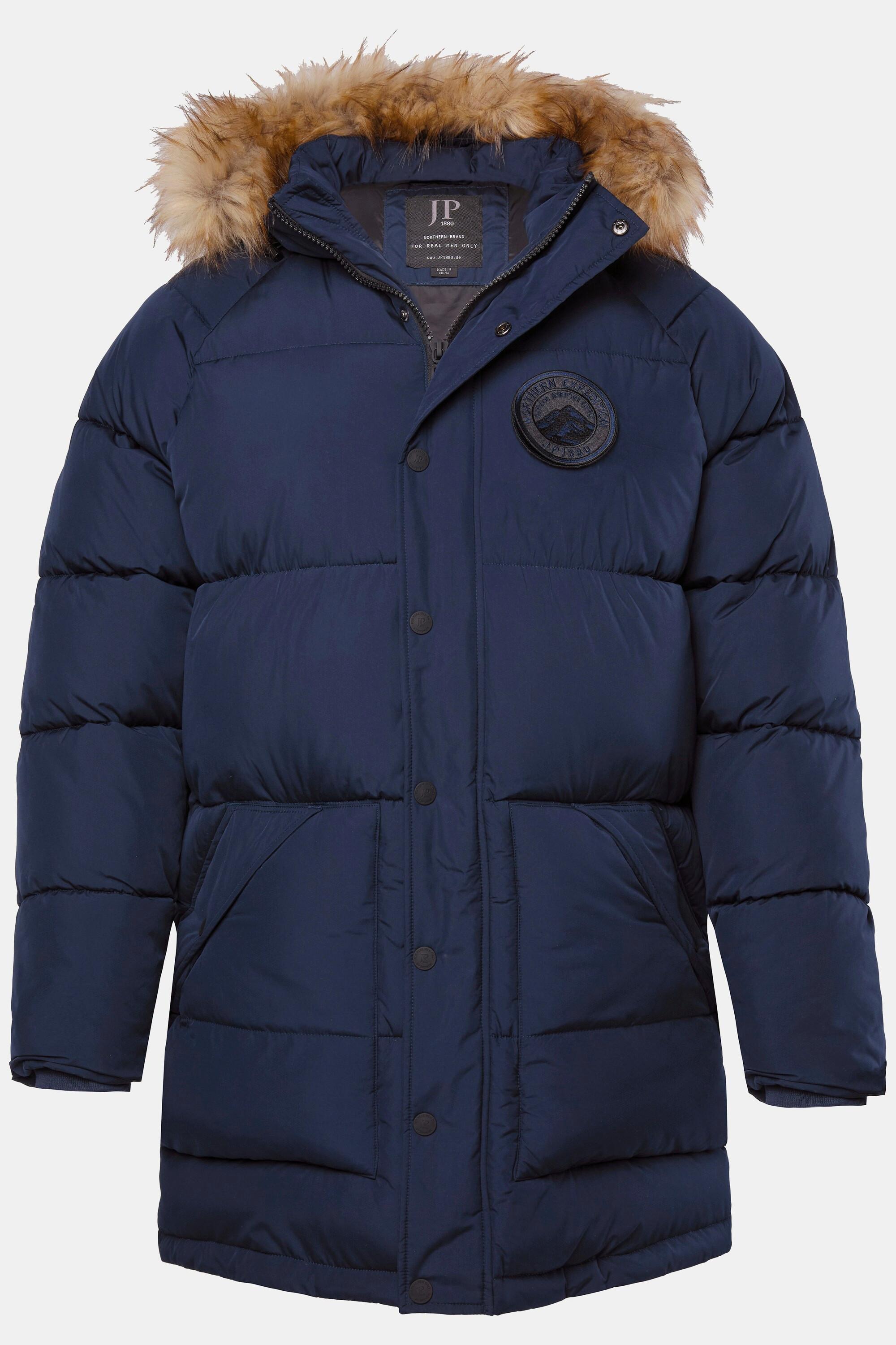 JP1880 Stepp Parka Kapuze Webpelz Badges  