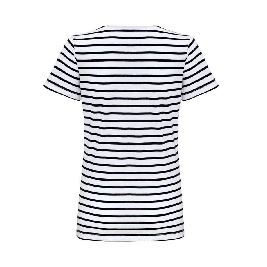 Asquith & Fox Mariniere Kurzarm T-Shirt  