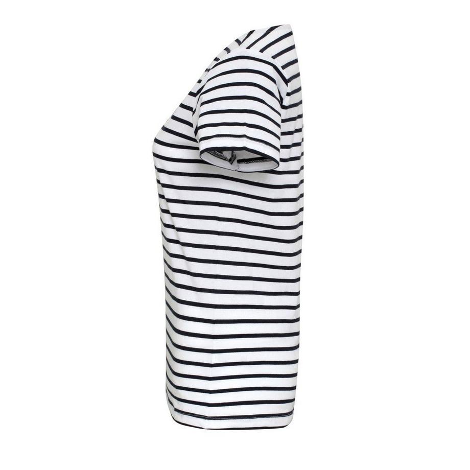 Asquith & Fox Mariniere Kurzarm T-Shirt  
